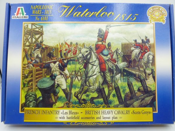 Italeri 1:72 Waterloo 1815, Großbox mit French Infantry Les Bleus