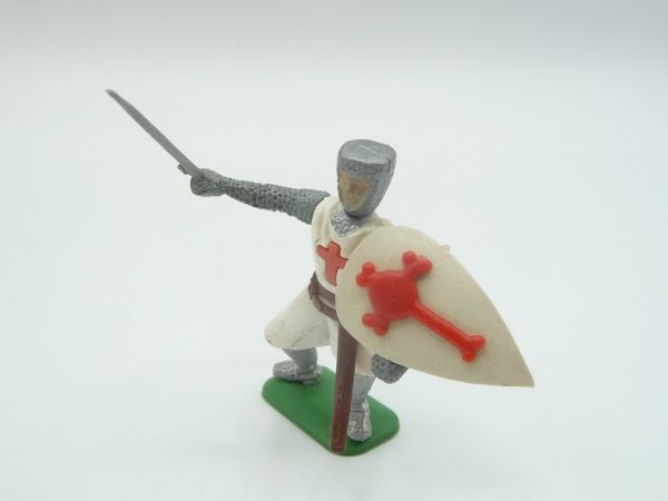Crusader standing with sword