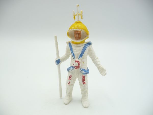 Jean Astronaut weiß, gelber Helm mit Stock - frühe Version