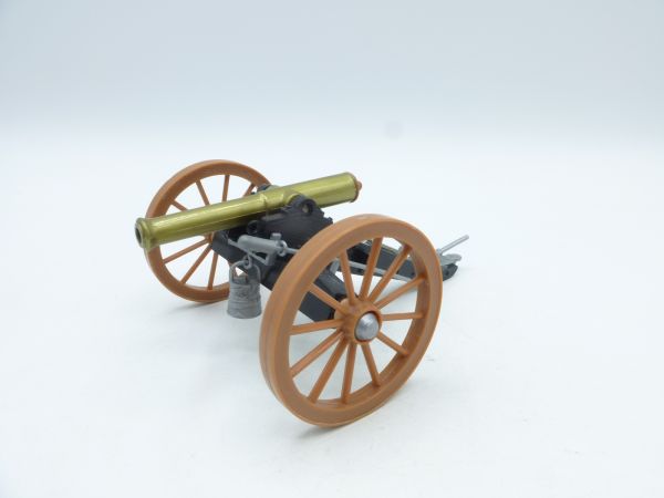 Timpo Toys Civil War Gun (black with light brown wheels)