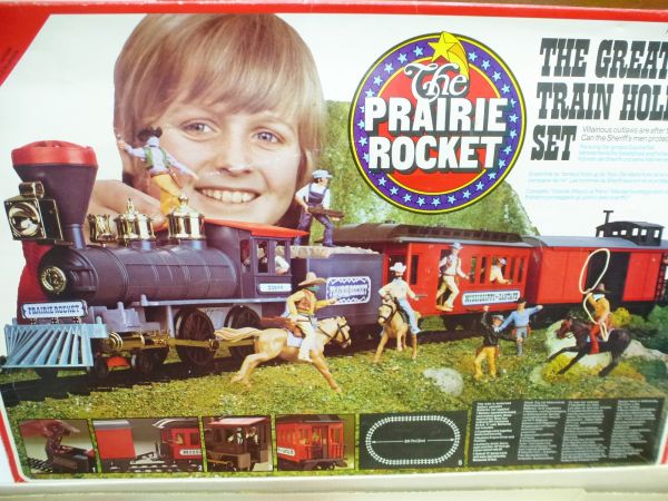 Timpo Toys Prairie Rocket "The great Train Holdup", No. 244 - orig. packaging