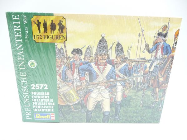 Revell 1:72 Prussian Infantry (7 Years War), No. 2572 - orig. packaging, shrink-wrapped