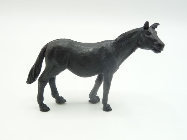 Timpo Toys Weidepferd stehend, nach rechts blickend, schwarz