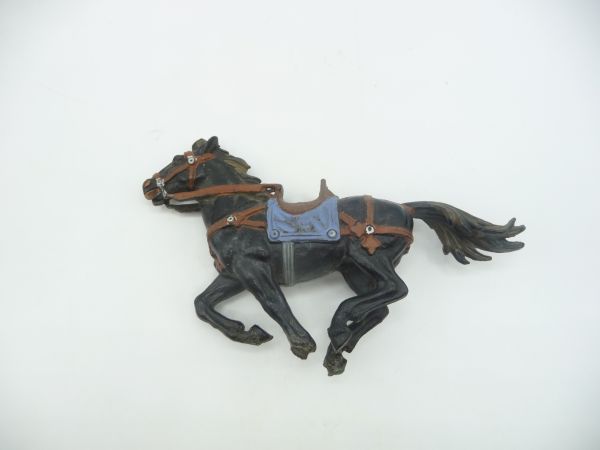 Elastolin 7 cm (beschädigt) Wild West Pferd - Beschädigung s. Fotos