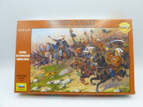 Zvezda 1:72 Turkish Cavalry, No. 8054 - orig. packaging, parts at the casting