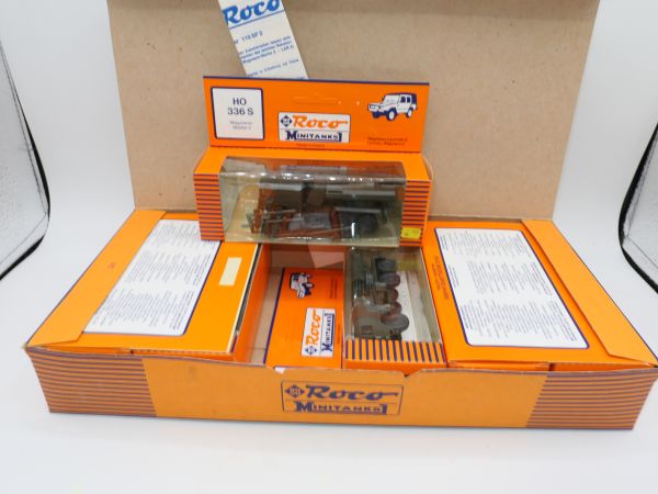 Roco Minitanks Händlerbox mit 6 ladenneuen Wegmann Werfer 2 in Boxen