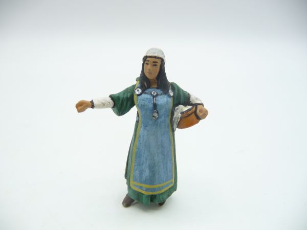 Elastolin 4 cm Market woman - great modification, suitable for 4 cm Elastolin figures
