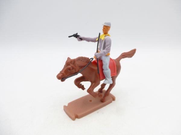 Plasty Southerner riding with pistol + rifle