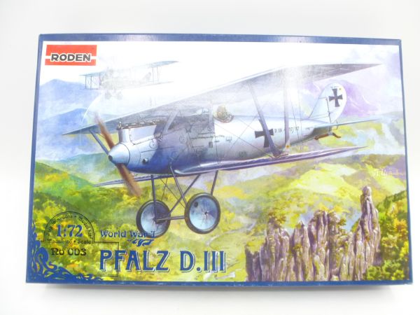 RODEN 1:72 WW I "Pfalz D. III", Nr. 003 - OVP