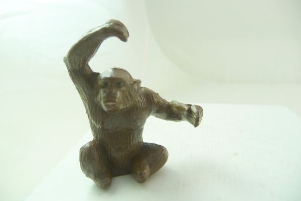 Reisler Gorilla, Arm hoch - tolle Bemalung, sehr guter Zustand