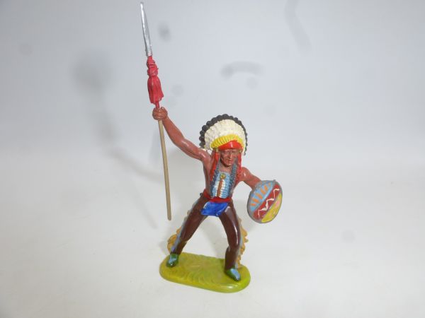 Chief standing, lance high - great 7 cm modification