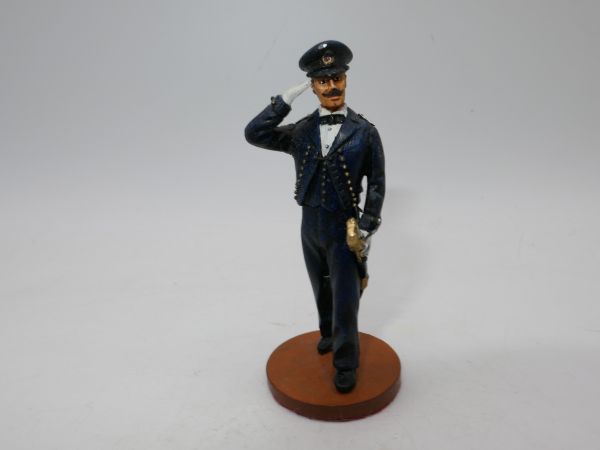 Kaiserliche Marine Fähnrich salutierend (ähnlich Hachette, 6 cm)