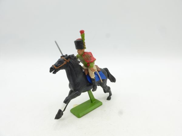 Britains Deetail Waterloo: Soldier riding, storming with sabre