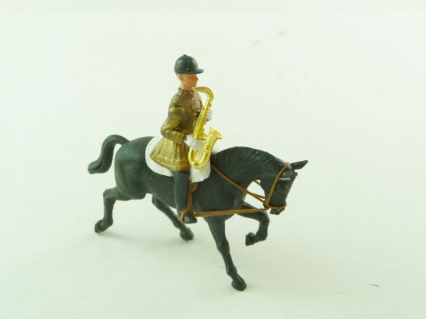 Britains Swoppets Mounted Band of the Life Guards mit Saxophon