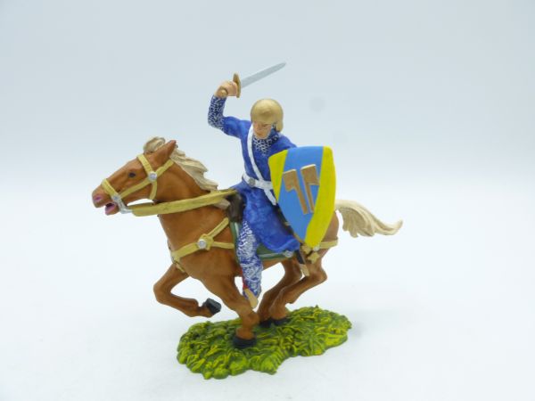 Preiser 7 cm Norman with sword on horseback, No. 8857 - orig. packaging, brand new