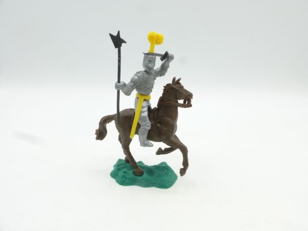 Crescent Knight riding with spear + sword