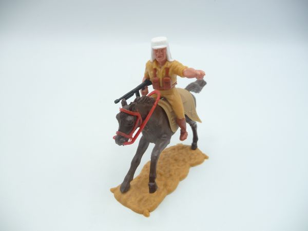 Timpo Toys Foreign legionnaire on horseback with MG, pointing