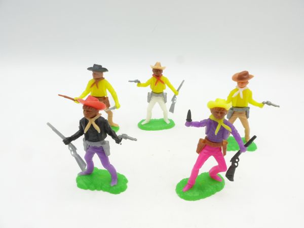 W. Germany Cowboys (5 figures) - great group