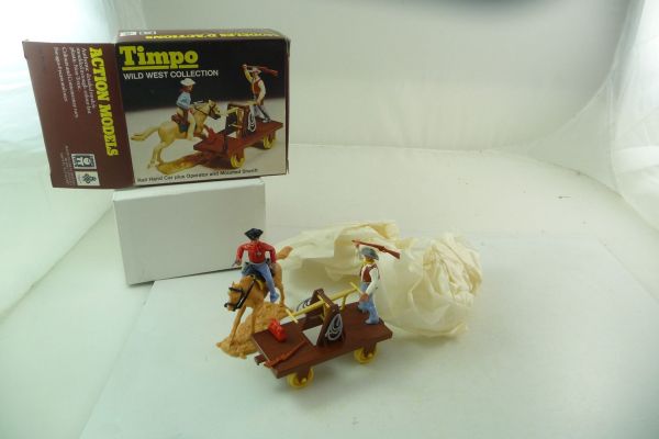Timpo Toys Minibox Wild West Draisine + Sheriff, Ref. Nr. 762 - ladenneu