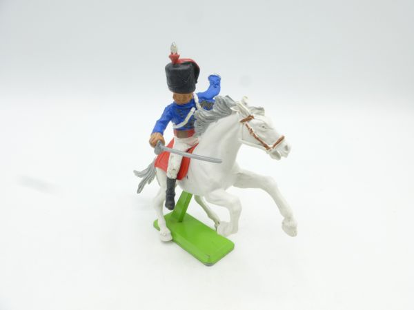 Britains Deetail Waterloo, Frenchman riding, holding sabre down