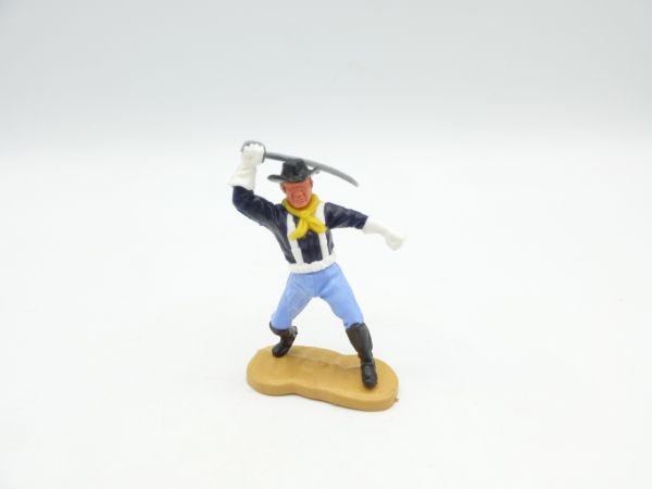 Timpo Toys Union Army soldier 4th version, lunging with sabre from above