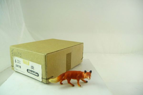 Elastolin Fox, No. 5978 - in original sales box, contents: 1 figure