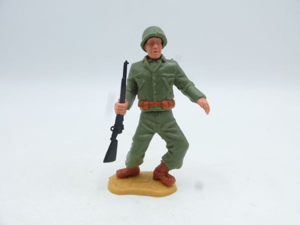 Timpo Toys Amerikanischer Soldat, Gewehr seitlich