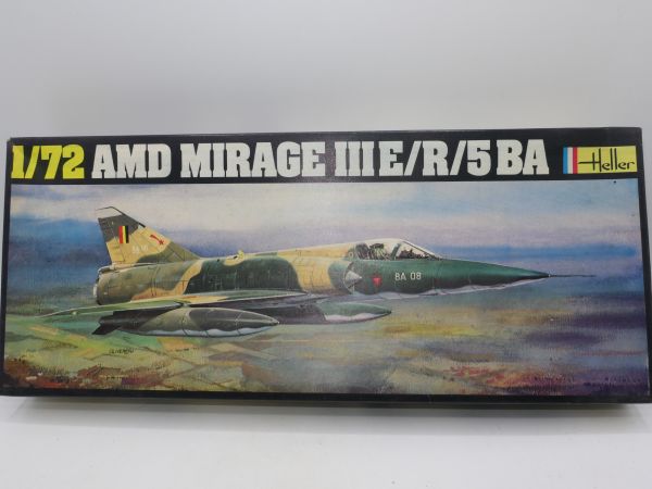 Heller 1:72 AMD MIRAGE III E/R/5 BA , on cast, box with slight traces of storage