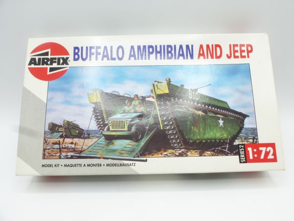 Airfix 1:72 Buffalo Amphibian and Jeep, Nr. 02302 - OVP