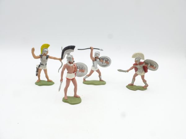 Britains Swoppets 4 Roman figures (made in HK)