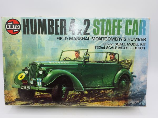 Airfix 1:32 Humber 4x2 Staff Car, No. 5360 - orig. packaging, on cast