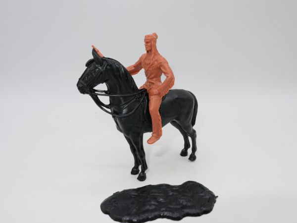 Elastolin 7 cm (blank) Winnetou on horseback, No. 7551