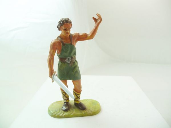 Elastolin 7 cm Norman with sword, No. 8839, painting 2 - nice figure, see photos