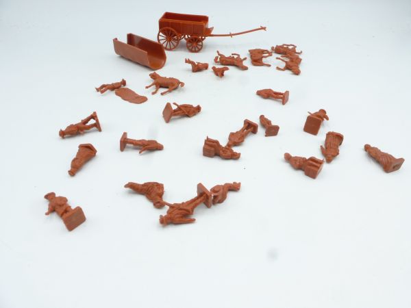 Airfix 1:72 Wagon Train - wagons + figures complete, without packaging