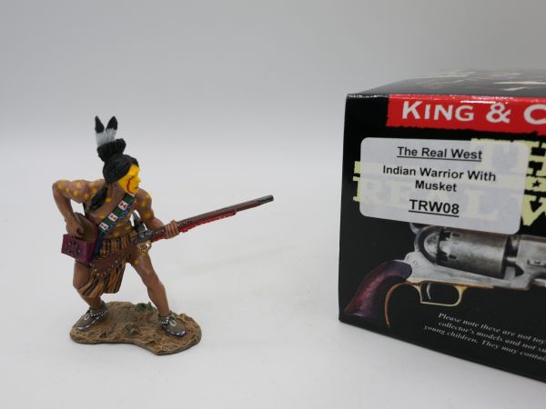 King & Country The Real West: Indian Warrior with Musket, Nr. TRW 08 - OVP
