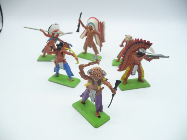 Britains Deetail 6 different Indians - nice set