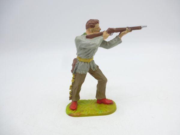 Elastolin 7 cm Cowboy / Trapper stehend ohne Hut mit Gewehr, Nr. 6917