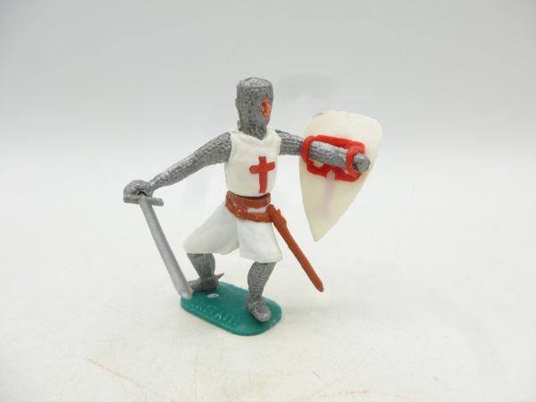 Timpo Toys Kreuzritter 1. Version stehend mit Schwert