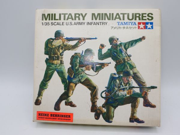 TAMIYA 1:35 US Army Infantry, No. 113-100 - orig. packaging, on cast
