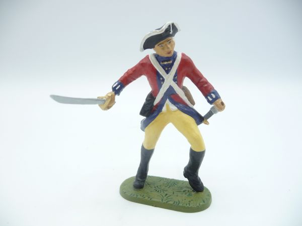 Preiser 7 cm British Grenadiers: Officer storming with sabre - nice modification