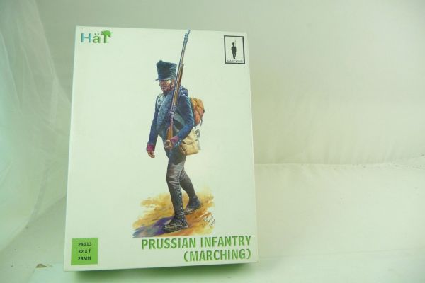 HäT Prussian Infantry (Marching), No. 28013, 28 mm figures - orig. packaging