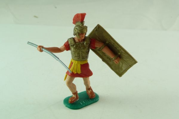 Timpo Toys Römer / Offizier stehend mit seltenem Unterteil u. hellen Beinen
