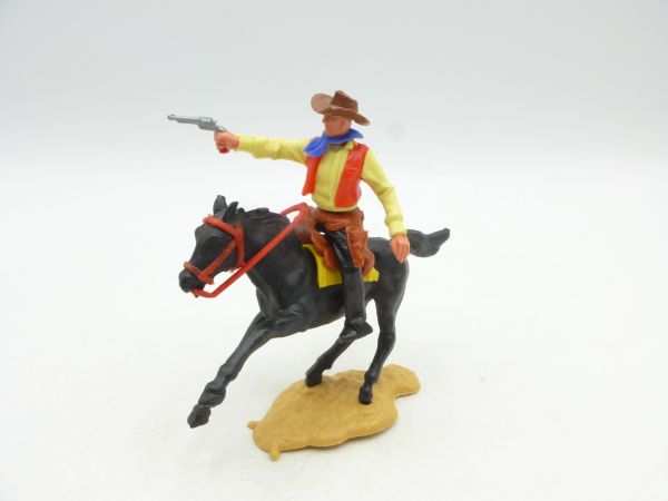 Timpo Toys Cowboy 2nd version riding, shooting pistol