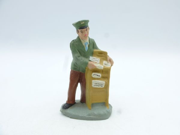 Marolin Briefträger / Postbote am Briefkasten (ca. 7 cm)