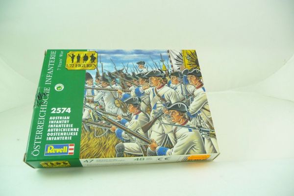 Revell 1:72 Austrian Infantry, No. 2574 - orig. packaging, on cast, complete