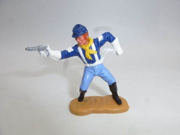 Timpo Toys Soldat Nordstaaten 4. Version mit Pistole, rote Haare