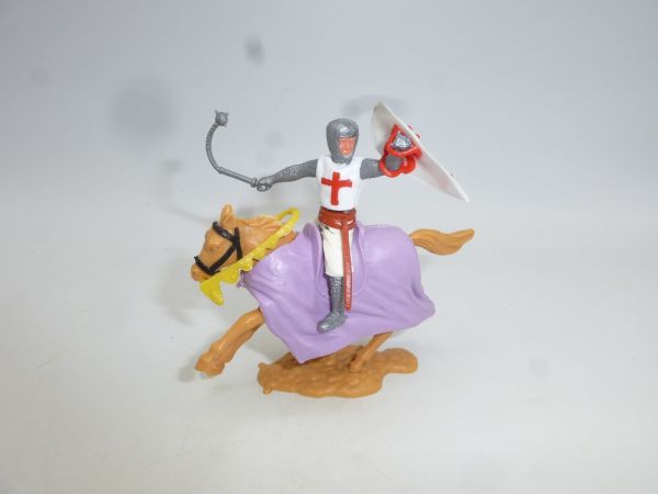 Timpo Toys Crusader 2nd version riding with morning star