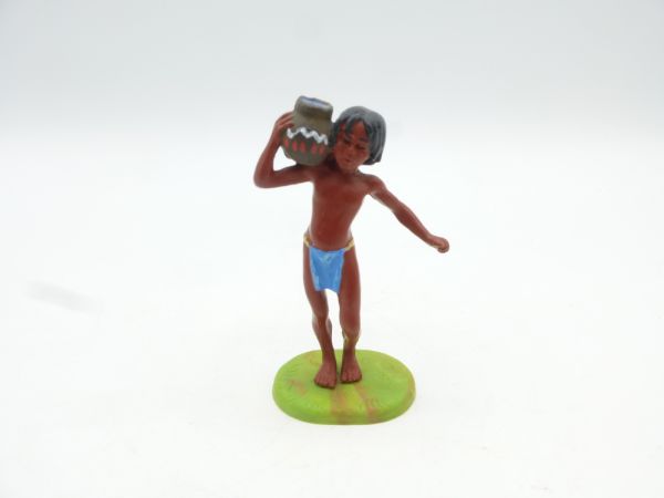 Preiser 7 cm Indian child with jug, No. 6805 - brand new in box