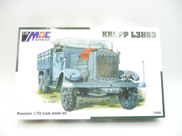 MAC Distribution Krupp L3H 63, No. 72085 - orig. packaging, parts on cast, shrink-wrapped in bag