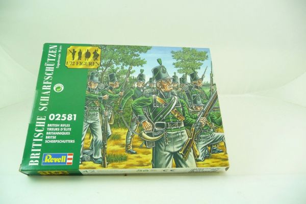 Revell 1:72 British Rifles, No. 2581 - orig. packaging, on cast